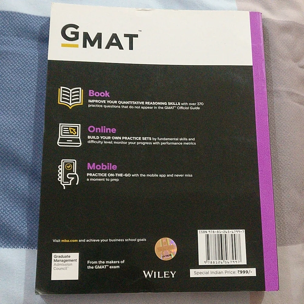 Newly bought, unused, GMAT official guide Quantitative Review 2021 - Picture 3 of 13